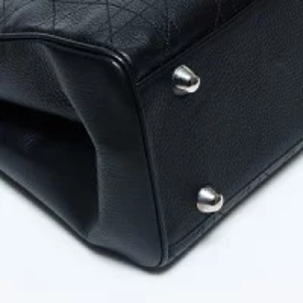 Christian Dior Cannage Tote Bag Black - Picture 6 of 13